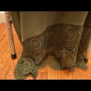 Maxi dress military green